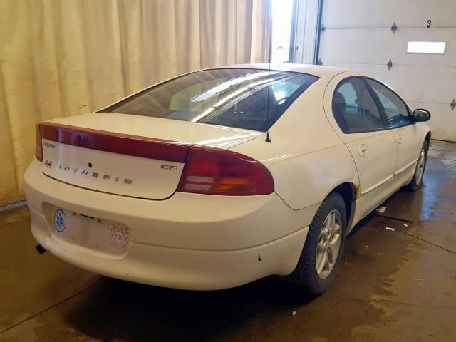 2B3HD46R94H644829 - 2004 DODGE INTREPID S WHITE photo 4