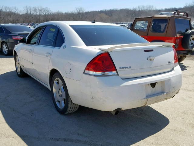 2G1WD58C269177313 - 2006 CHEVROLET IMPALA SUP 白色 照片 3