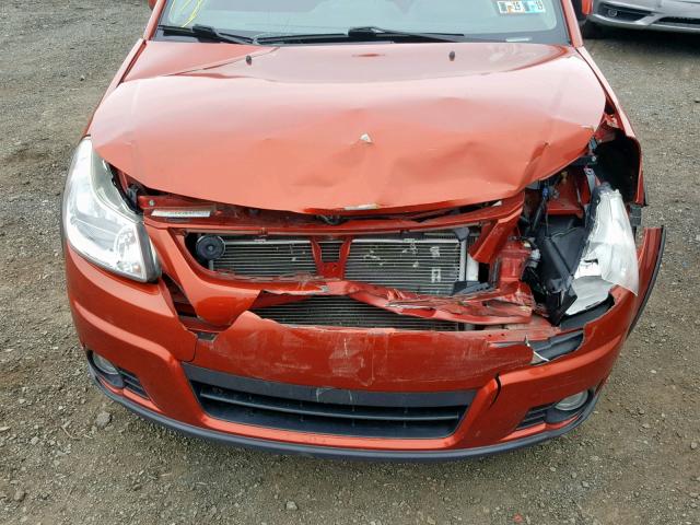 JS2YB5A37C6305599 - 2012 SUZUKI SX4 ORANGE photo 9