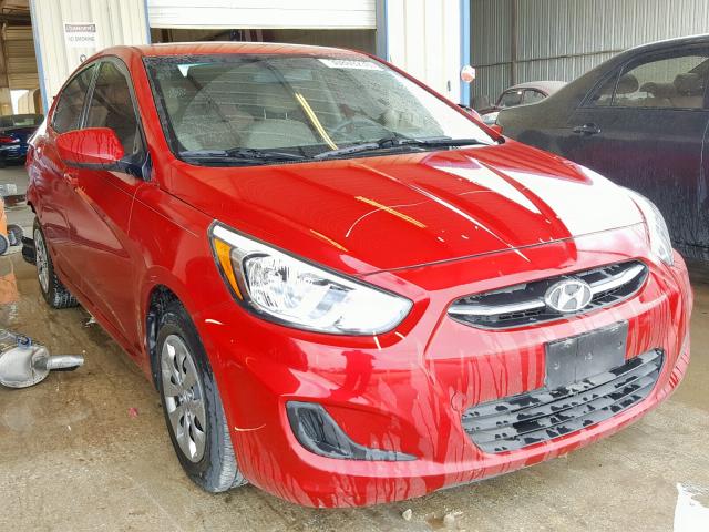 KMHCT4AE7GU970769 - 2016 HYUNDAI ACCENT SE RED photo 1