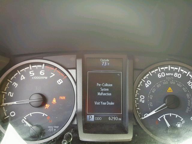 5TFCZ5ANXKX171147 - 2019 TOYOTA TACOMA DOU GRAY photo 8