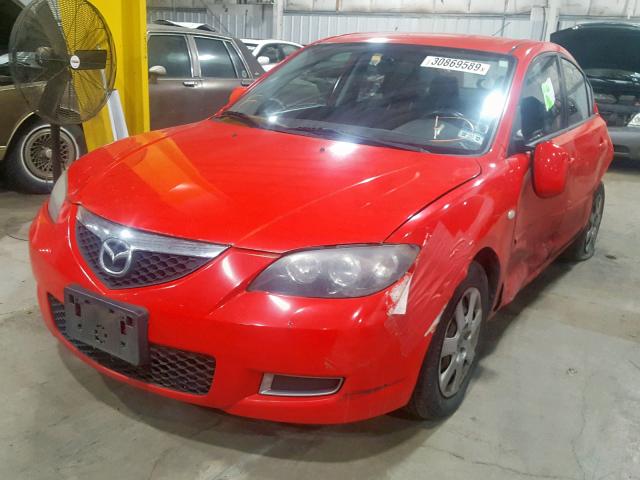 JM1BK12F571672747 - 2007 MAZDA 3 I RED photo 2