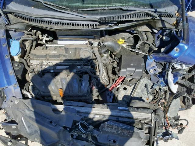 3VWPW31C27M518848 - 2007 VOLKSWAGEN NEW BEETLE Mavi foto 7