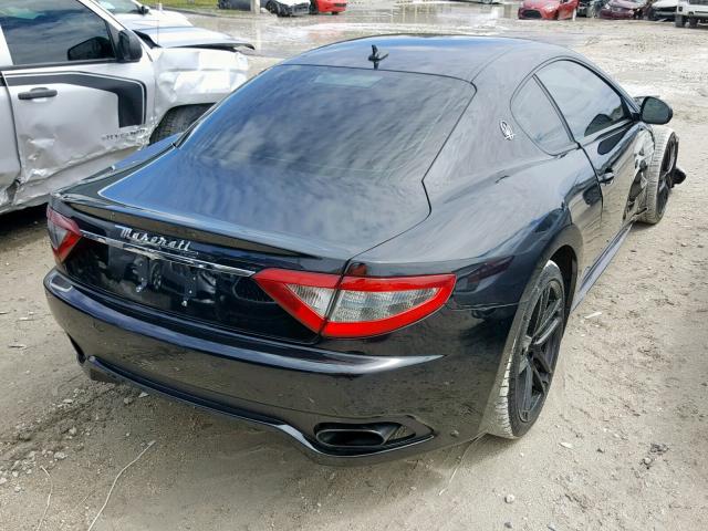 ZAM45VLA3F0127558 - 2015 MASERATI GRANTURISM BLACK photo 4