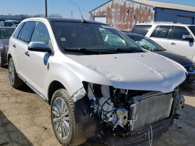 2LMDJ8JK2BBJ31283 - 2011 LINCOLN MKX WHITE photo 1