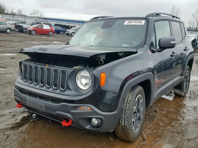 ZACCJBCT0FPB71430 - 2015 JEEP RENEGADE T CHARCOAL photo 2