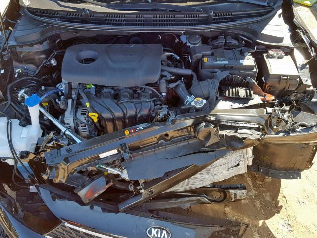 3KPA25AB4JE057788 - 2018 KIA RIO LX BLACK photo 7