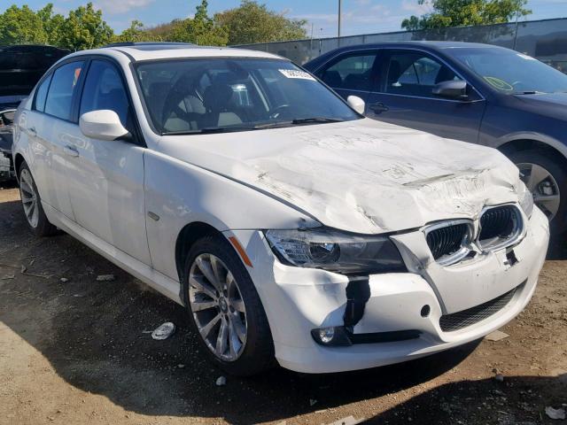 WBAPH5C59BA446122 - 2011 BMW 328 I SULE WHITE photo 1