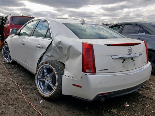 1G6DT57V290109440 - 2009 CADILLAC CTS HI FEA WHITE photo 3