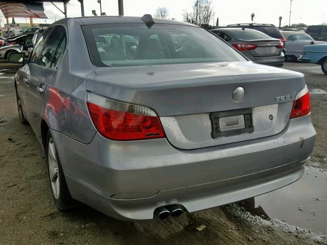 WBANA53595B863217 - 2005 BMW 525 I GRAY photo 3