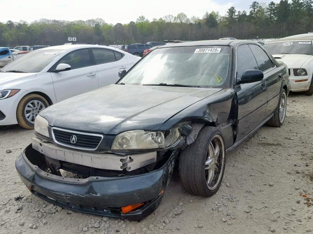 JH4UA2651TC018649 - 1996 ACURA 2.5TL GREEN photo 2