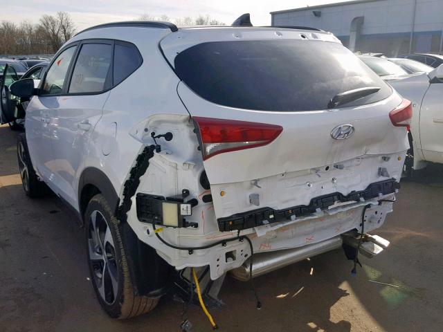 KM8J3CA22JU758571 - 2018 HYUNDAI TUCSON VAL WHITE photo 3