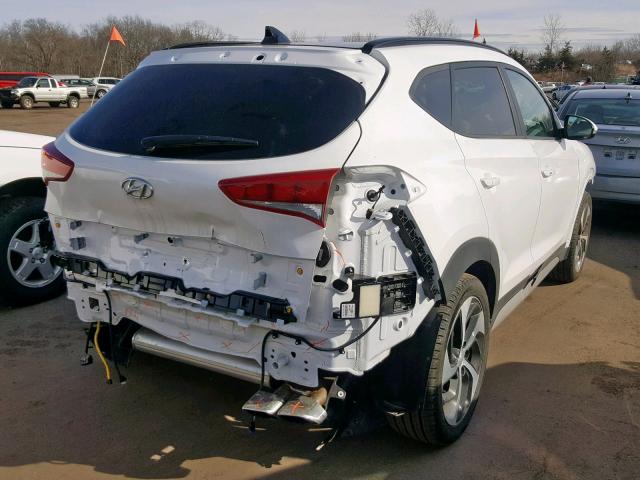 KM8J3CA22JU758571 - 2018 HYUNDAI TUCSON VAL WHITE photo 4