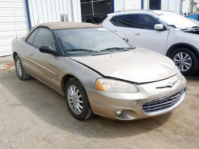 1C3EL55R92N171115 - 2002 CHRYSLER SEBRING LX GOLD photo 1