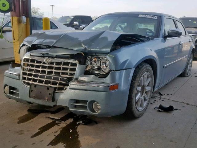 2C3LA63H38H311206 - 2008 CHRYSLER 300C TURQUOISE photo 2