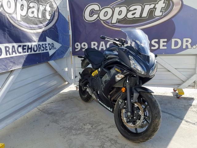 JKAEXEE16DDA11709 - 2013 KAWASAKI EX650 E BLACK photo 1