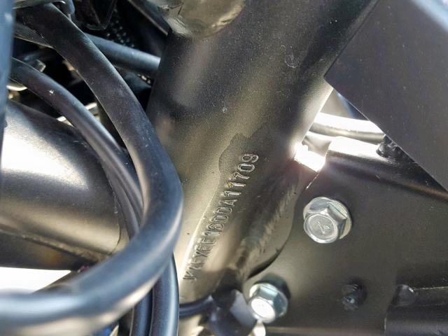 JKAEXEE16DDA11709 - 2013 KAWASAKI EX650 E BLACK photo 10