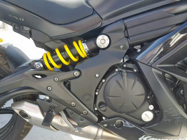 JKAEXEE16DDA11709 - 2013 KAWASAKI EX650 E BLACK photo 7