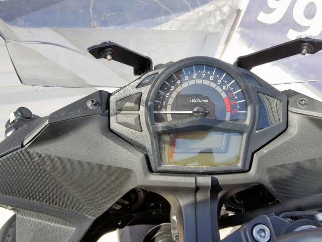 JKAEXEE16DDA11709 - 2013 KAWASAKI EX650 E BLACK photo 8