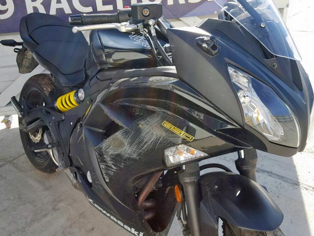 JKAEXEE16DDA11709 - 2013 KAWASAKI EX650 E BLACK photo 9