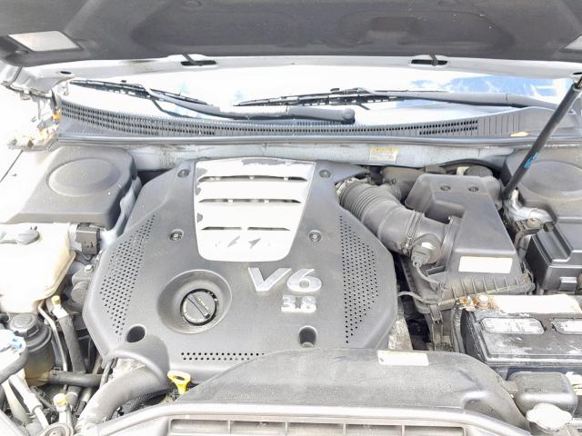 KMHFC46F57A208248 - 2007 HYUNDAI AZERA SE SILVER photo 7