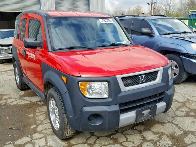 5J6YH18606L006182 - 2006 HONDA ELEMENT EX RED photo 1