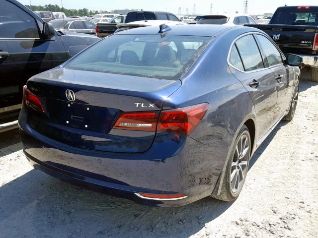 19UUB2F75FA001516 - 2015 ACURA TLX ADVANC BLUE photo 4