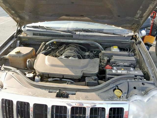 1J8HR58295C593397 - 2005 JEEP GRAND CHER BEIGE photo 7