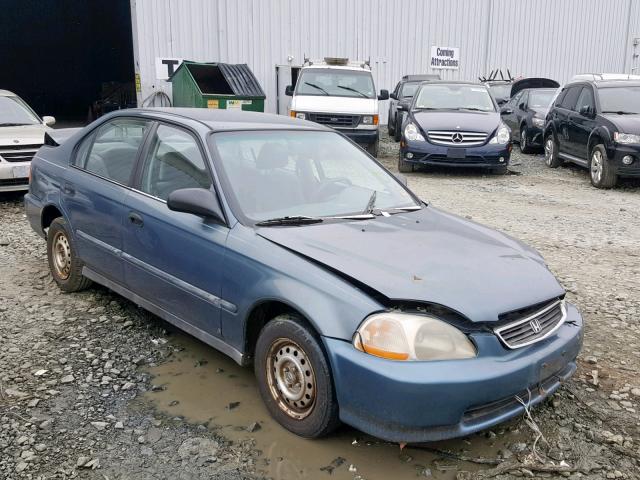 1HGEJ6525TL013640 - 1996 HONDA CIVIC DX BLUE photo 1