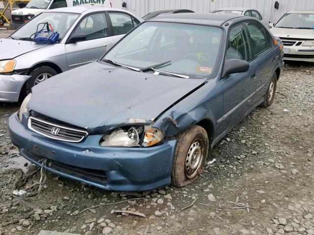 1HGEJ6525TL013640 - 1996 HONDA CIVIC DX BLUE photo 9