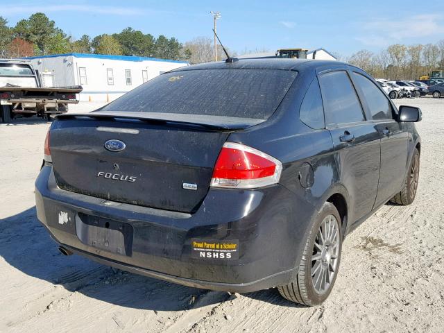 1FAHP36N99W131575 - 2009 FORD FOCUS SES BLACK photo 4