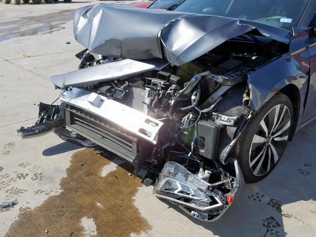 1N4BL4CVXKN307489 - 2019 NISSAN ALTIMA SR GRAY photo 9