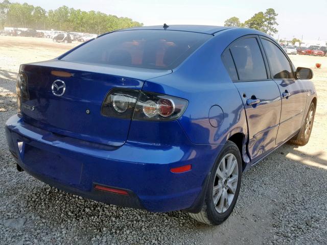 JM1BK323771691740 - 2007 MAZDA 3 S BLUE photo 4