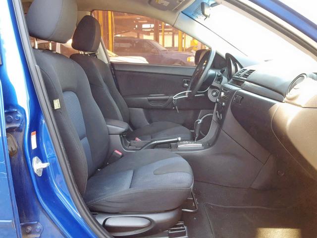 JM1BK323771691740 - 2007 MAZDA 3 S BLUE photo 5