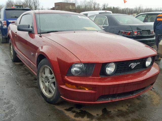 1ZVHT82H075345762 - 2007 FORD MUSTANG GT RED photo 1