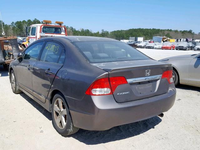 2HGFA16689H519526 - 2009 HONDA CIVIC LX-S 灰色 照片 3