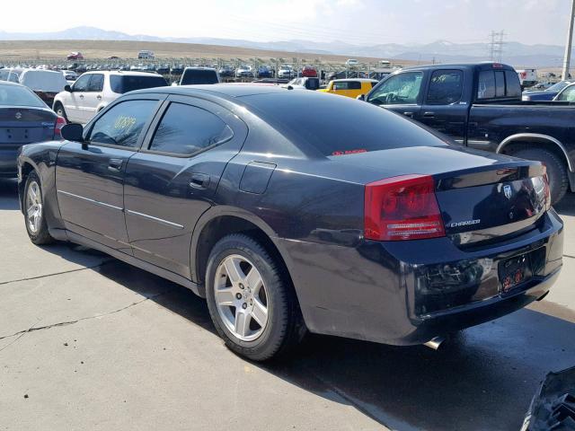 2B3KA43G67H814876 - 2007 DODGE CHARGER SE BLACK photo 3