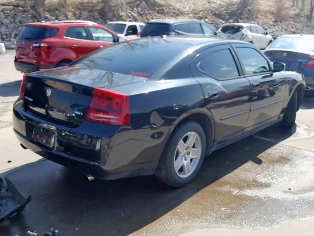 2B3KA43G67H814876 - 2007 DODGE CHARGER SE BLACK photo 4