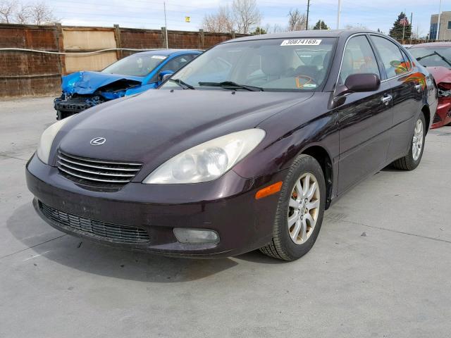 JTHBA30G545008624 - 2004 LEXUS ES 330 BURGUNDY photo 2