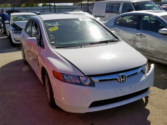 1HGFA16246L081700 - 2006 HONDA CIVIC DX WHITE photo 1