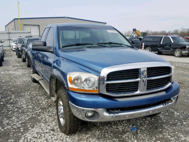 3D7KS28CX6G187562 - 2006 DODGE RAM 2500 S BLUE photo 1