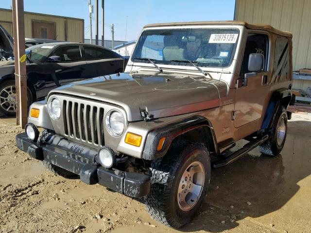 1J4FA49S83P362103 - 2003 JEEP WRANGLER / SILVER photo 2