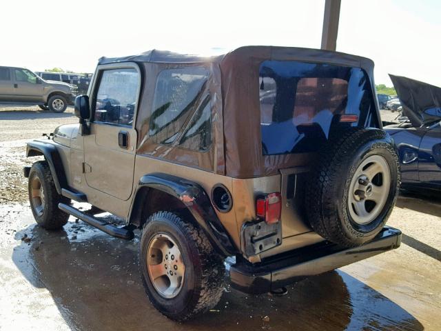 1J4FA49S83P362103 - 2003 JEEP WRANGLER / SILVER photo 3