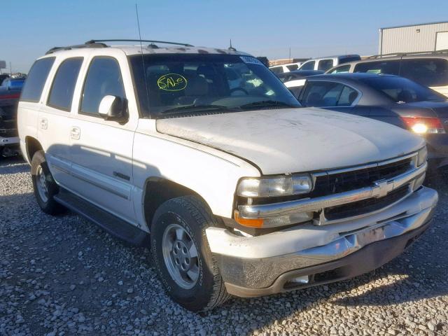 1GNEC13Z13J346111 - 2003 CHEVROLET TAHOE C150 WHITE photo 1