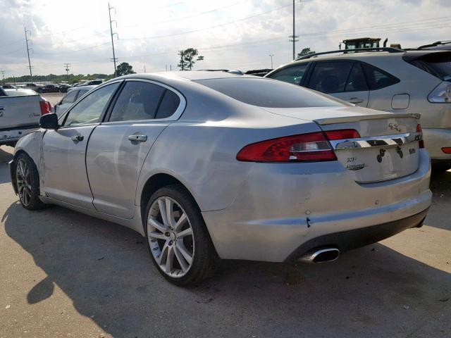 SAJWA0GBXALR49474 - 2010 JAGUAR XF PREMIUM SILVER photo 3