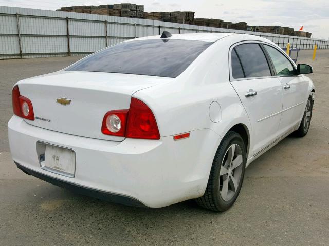 1G1ZC5E00CF387454 - 2012 CHEVROLET MALIBU 1LT WHITE photo 4