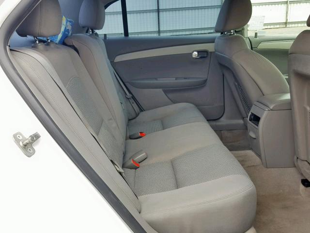 1G1ZC5E00CF387454 - 2012 CHEVROLET MALIBU 1LT WHITE photo 6