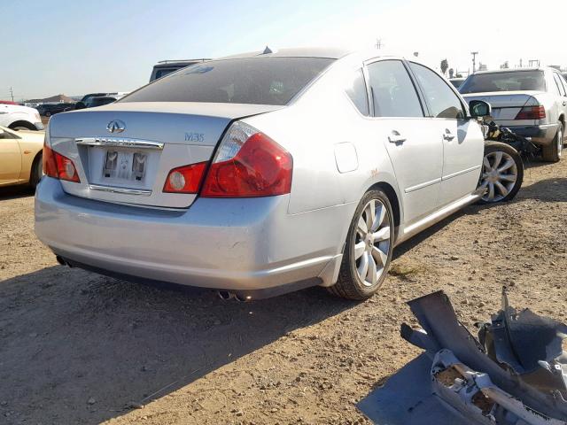 JNKAY01E57M306295 - 2007 INFINITI M35 BASE SILVER photo 4