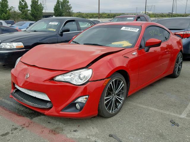 JF1ZNAA19G8703331 - 2016 TOYOTA SCION FR-S RED photo 2