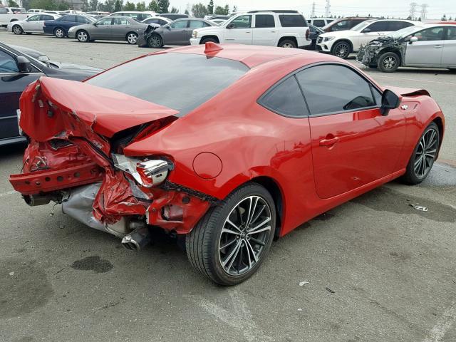 JF1ZNAA19G8703331 - 2016 TOYOTA SCION FR-S RED photo 4